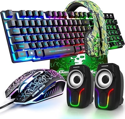 Keyboard sets and 5 in 1 USB wired games.. DIAYTAR NIGERIA transforms dreams into deliveries with our affordable prices and reliable shipping.