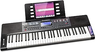 Rockjam keyboard piano 61 keys with pitch bend, food, desk, piano notes stickers, simple piano lessons.. Get more for less on DIAYTAR Nigeria — Nigeria’s favorite e-commerce platform.