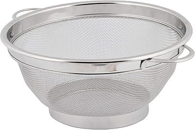 RAJ basket colander, size 21 cm, 1 room, silver ql0017.. DIAYTAR NIGERIA provides endless shopping possibilities with affordable prices and prompt delivery service.