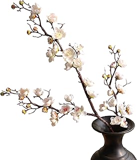 Artificial flowers CN-KNIGHT 37 "of artificial Chinese Plum Flower Height for Decoration.. DIAYTAR NIGERIA: Where value shopping meets reliable 5-8 day delivery across the nation.