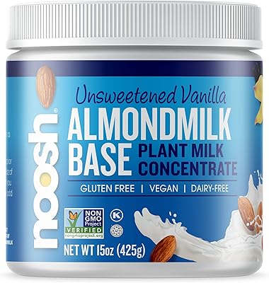 Concentrate of almond milk - vegan, kosher, long conservation, keto compatible, gluten -free, long conservation. Perfect for smoothies, coffee, tea and almond milk (unsweetened vanilla, 15 oz).. Discover the joy of choice with DIAYTAR NIGERIA's extensive selection and budget-friendly shipping.