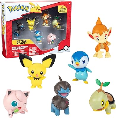 Pokémon figurines game set - 6 -piece set set - includes Pichu, Yumper, Turtwig, Tiplouf, Chimchar and Dino of 2 inch - Diamond and Generation Pearl 4 - Under Official License - Gift for children 4 years and more.. DIAYTAR NIGERIA combines affordability, variety, and convenience with nationwide delivery services.