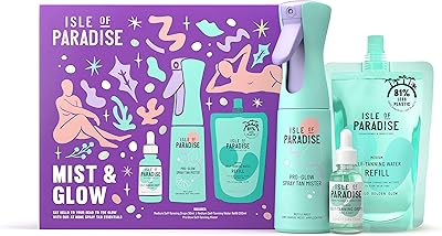 Kit Mist and Glow Isle of Paradise 2022 - Green drops 30 ml, Green water recharge 200 ml, Pro Glow Mister.. Shop with purpose at DIAYTAR NIGERIA, where your money goes further and delivery is always prompt.