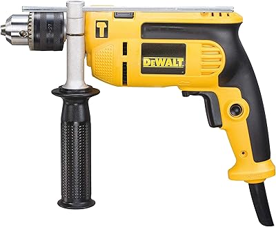 DEWALT electrical percussion drill, 750 watts, 13 mm with variable speed switch to drill concrete, metal and wood, toolbox, yellow/black, 3 year warranty, DWD024K-B5 model.. DIAYTAR NIGERIA combines affordability with convenience, delivering your purchases within 5-8 days.