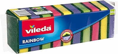 Velda Rainbow cleaning sponge, 10 pieces, model 4023103073241.. DIAYTAR NIGERIA transforms how Nigerians shop with our affordable prices and dependable shipping times.
