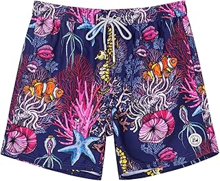 Quick drying printed bathroom shorts with mesh lining, funny swimsuits.. DIAYTAR NIGERIA: Where affordability meets variety in Nigeria's most comprehensive online marketplace.