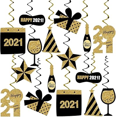 Whirlwind decorations to hang for Happy New Year Package of 30.. Shop across boundaries with DIAYTAR NIGERIA's comprehensive catalog delivered nationwide at budget rates.