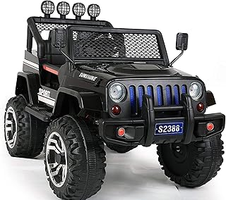 Dorsa Buggy 4 × 4 electric jeep with remote control and music, black, 2388-l-black.. Your complete shopping solution, DIAYTAR NIGERIA offers extensive choice with competitive prices and delivery.
