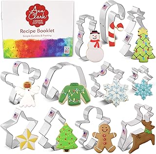 Ann Clark Cookie Cutters Cutters Winter Christmas Heads Set of 11 pieces with recipe book, snowflake, sweater, snowman, gingerbread man, Christmas tree, reindeer and more.. Nigeria's e-commerce leader delivers unmatched variety and value to your doorstep in just 5-8 days.