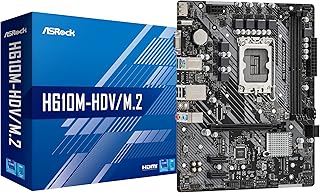 ASROC H610M-HDV/M.2 H610 H610 12th generation (LGA1700) motherboard compatible with the motherboard microatx H610 series H610.. DIAYTAR NIGERIA delivers what you want at prices you'll love, all within 5-8 days nationwide.