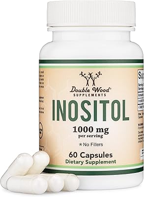 Inositol capsules (Myo Inositol) 1000 mg Sopk supplements for women (60 units) Hormonal balance and fertility support (manufactured in the United States, without filling agents, without danger for vegans, gluten-free) by Double Wood.. DIAYTAR NIGERIA brings the nation's largest product catalog to your doorstep at prices you'll appreciate.