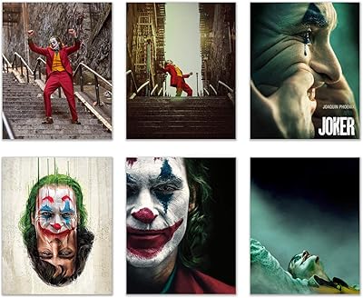 JOKER film poster - Lot of 6 photos (8 "x 10") - Joaquin Phoenix.. DIAYTAR NIGERIA: Bringing affordable shopping solutions with a diverse product catalog delivered nationwide.
