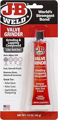 Valve JB WELD 37801 valve paste eliminates burns, surface imperfections, deposits and corrosion | Ideal for valve faces, valve seats and for the sharpening of tools and blades, dark gray.. Experience the ease of modern shopping with DIAYTAR NIGERIA's comprehensive platform and quick delivery.