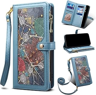 Foldable Wallet style leather case with card holder, crutch and magnetic closure for Oppo A93 (4G network) by Dzdy - Blue.. DIAYTAR NIGERIA brings the marketplace experience online with affordable and reliable delivery service.