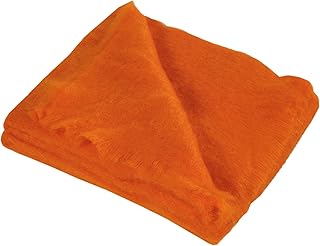 100% Vien-Terran brown hair cover, 139 cm x 180 cm, Mandarin orange.. Experience convenient online shopping on DIAYTAR Nigeria — wide selection and affordable delivery.