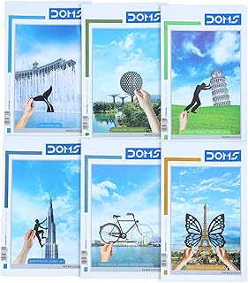 Doms Paper Cutout series notebook | Single line | 57gsm | 124 pages | 17 x 27 cm | package.. DIAYTAR Nigeria: trusted by thousands for fast, reliable delivery.