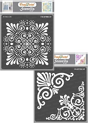 Decorative stencils to paint on wood, canvas, paper, canvas, floor and kraft treat tiles.. The best online shopping experience in Nigeria — DIAYTAR delivers it all.