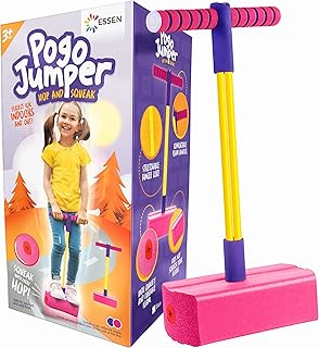 Elastic game Aisin Pogo Stick for children, boys, girls and young children who can contain up to 100 kg (pink).. DIAYTAR NIGERIA: The marketplace that brings affordable products to every Nigerian home in under 8 days.