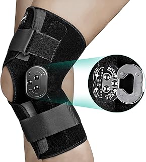 Neenca articulated knee orthosis, adjustable knee immobiller with side stabilizers of locking dials, Roma medical knee pour for knee pain, arthritis, LCA, PCL, tear of the meniscus, injuries/post-operative recovery.. Shop confidently on DIAYTAR Nigeria — everything you need, delivered quickly.