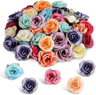 60 False pink pieces and colorful heads Artificial flowers decoration Decorative flowers in large pink DIY in pink silk False colorful flower heads compassionate flowers in large for wedding decoration.. For everyday items and more, trust DIAYTAR Nigeria.