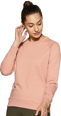 Slim sweatshirt with round cotton neck mixed for Amazon brand woman - symbol (AW18WNSSW01).. DIAYTAR NIGERIA combines extensive product options with budget-friendly prices, delivered in 5-8 days.