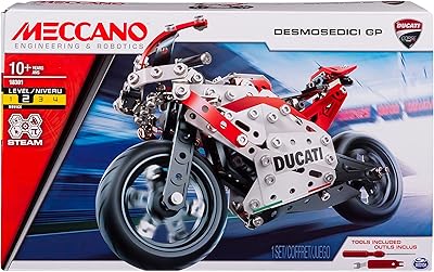 Meccano Ducati Desmosedici GP STA Construction Kit with Helicoidal Spring Suspension from 10 years old, multicolored.. E-commerce made for Nigeria — fast delivery and low prices at DIAYTAR.