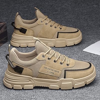 Safety shoes Work training shoes Shoes for spring men, waterproof, non -slip, wear -resistant, board shoes, tidal shoes protective work in fashionable sports, suitable for construction work (black).. DIAYTAR NIGERIA: The marketplace that brings affordable products to every Nigerian home in under 8 days.