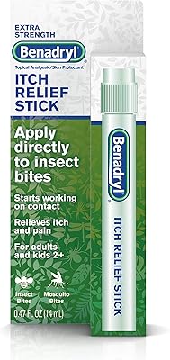 Extra powerful Benadryl anti-mangy pen, topical analgesic Diphenhydramine and skin protection with zeal's acetate, relief of itching and pain in travel, multiple package of 4.. DIAYTAR NIGERIA: Bringing quality products to your doorstep at prices that won't break the bank.