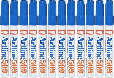 Pen Marker for White Artline (Blue, ARMK509BL) - 12 pieces.. Your budget-friendly online marketplace, DIAYTAR NIGERIA delivers a world of products in just 5-8 days.
