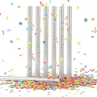 6 pieces of colored confetti sticks poppers confetti sticks floating paper for wedding birthday celebrations multicolored graduation 14 inches 100% safe.. DIAYTAR NIGERIA brings the marketplace to every Nigerian home with affordable prices and quick delivery.