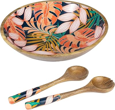 Moldale Large set of 12 -inch bowl wooden salad bowls and pliers.. DIAYTAR NIGERIA: Your one-stop e-commerce destination with affordable prices and nationwide delivery in 5-8 days.
