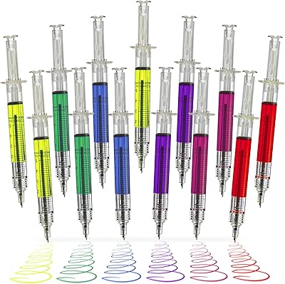Kicko Multicolored Stering Pen 12 Red Yellow Blue And Green Package.. DIAYTAR NIGERIA brings the market to your fingertips with affordable prices and swift delivery services.