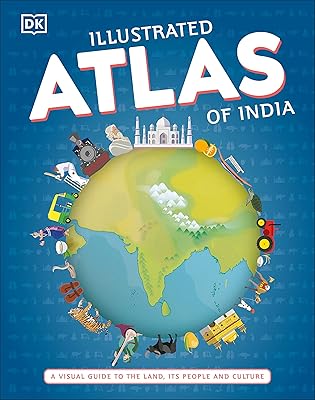 Illustrated Atlas of India: a visual guide to the earth, its inhabitants and its culture.. DIAYTAR NIGERIA: Revolutionizing accessibility to quality products at budget-friendly prices across Nigeria.