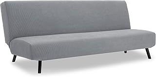 Extensible cover without AMP polyester and elastane for 3 -seater sofa (light gray).. Experience the DIAYTAR difference with our vast product selection and delivery within 5-8 days.
