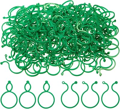Plant support clips, 100 pieces clips for garden plants for tomato plants, clips for plants for vegetables, tomatoes, vines, flowers, clips for secure climbing plants, green.. Experience the convenience of online shopping with DIAYTAR NIGERIA's reliable 5-8 day delivery service.