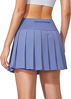Plusted tennis skirt for women with 3 pockets, Extensible golf skirt high waisted for women, relaxed training.. DIAYTAR NIGERIA delivers more than products - we deliver affordable solutions within the week.