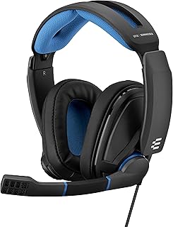 Sennheiser GSP 300 game helmet for PC, Mac and PlayStation 4 - Black/Blue.. Your go-to destination for affordable online shopping, DIAYTAR NIGERIA delivers in under 8 days.