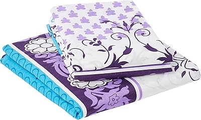 Double Story at home flat bed sheet with 2 120 pillowcases, dark blue/purple, - 225 cm x 235 cm, CN1231.. Experience shopping freedom with DIAYTAR NIGERIA's vast catalog and nationwide 5-8 day shipping.