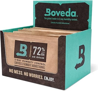 BOVEDA 72% Bidirectional humidity control packs for wooden humidifier boxes - 12 -packet of humidity - humidifier packs - hydration bags individually wrapped.. Elevate your shopping experience with DIAYTAR NIGERIA's vast catalog and budget-friendly options.