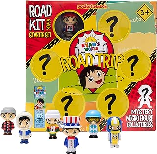Ryan's World Road Trip Micro Boxed Collection, Mystery Game, 6 of the 52 possible figurines on state theme, Corresponding status and character stickers, Road Trip card, Tag DLC ​​with the Ryan application, to collect.. DIAYTAR NIGERIA: Simplifying access to thousands of products with affordable nationwide shipping.