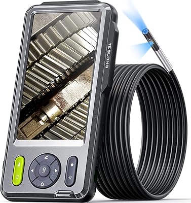 Teslong 5 mm inspection camera, double lens endoscope with LED light, HD industrial endoscope, IPS 5 screen.. Looking for great deals without compromising on quality? DIAYTAR Nigeria brings you thousands of top products at affordable rates, delivered straight to your doorstep.