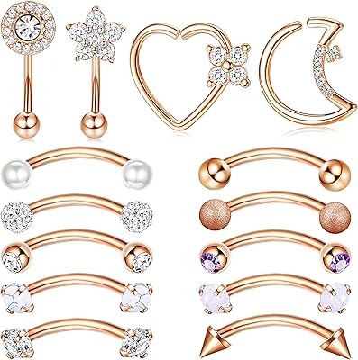 Rook daith piercing jewelry 16g surgical steel 8 mm curved barbell eyebrow rings helix tragus snug lip navel piercing heart daith rock rock earrings for women men.. You choose it, we deliver it — DIAYTAR Nigeria makes shopping easy.