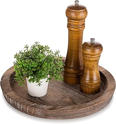 Hanup Rustic Wooden Wooden Service - Decorative Decorative Turncake in Butler Wooden Wooden, Centerpiece Archbrush, Ottoman Pour Table De Kitchen, Interior Decoration For Coffee Table.. Shop smarter with DIAYTAR NIGERIA's comprehensive catalog and budget-friendly 5-8 day delivery.