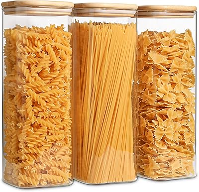 Glass noodle storage containers with 2012 ml lids.. Your shopping aspirations fulfilled at DIAYTAR NIGERIA with competitive prices and reliable delivery.