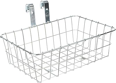 WALD 137 average standard bike basket with equipment - weather resistant - 15 x 10 x 4-3/4.. DIAYTAR NIGERIA: Your trusted partner for affordable online shopping with reliable delivery timeframes.