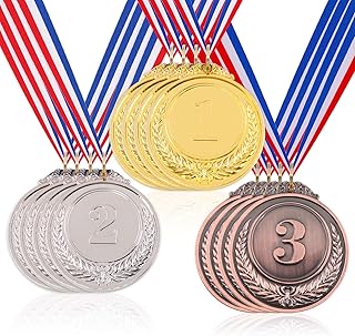 Award -winning medals Helci Gold Silver Award - Award -winning medals in gold, silver and Bronze of Olympic style with ribbon.. Your daily needs delivered to your door — DIAYTAR Nigeria style.