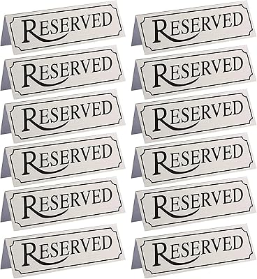 Metal banner for Jovel table tent for restaurants and weddings - pack of 12.. Join millions of satisfied shoppers using DIAYTAR Nigeria every day.
