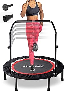 Kanchimi mini foldable trampoline 40 inch for adults, rebounded fitness trampoline with adjustable foam handle, interior and exterior trampoline for children for a maximum drive load of 150 kg.. DIAYTAR NIGERIA: Simplifying access to thousands of products with affordable nationwide shipping.