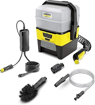 Rechargeable portable cleaner 7L for campsite, car, domestic animal, bidet, shower, bicycle, multi-use Karcher OC3.. Shop smarter with DIAYTAR NIGERIA's comprehensive catalog and budget-friendly 5-8 day delivery.