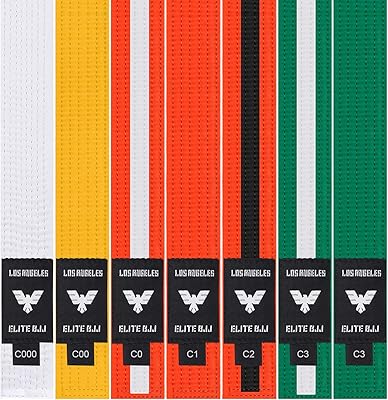 Brazilian jiu jitsu belt Elite Sports MMA JJ PRO RANK for children with pre-narrowed fabric.. DIAYTAR NIGERIA: Where online shopping becomes effortless with budget-friendly nationwide delivery.